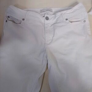 EST. 1946 Denim White Contemporary Size 8 Jeans Ankle‎ Mid Rise